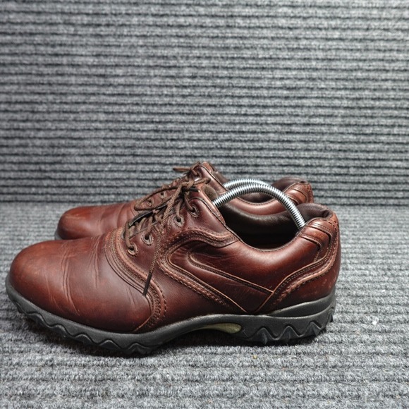Footjoy Golf Shoes Mens 11.5 Brown 54049 Contour Series Cleats Leather - Picture 3 of 16